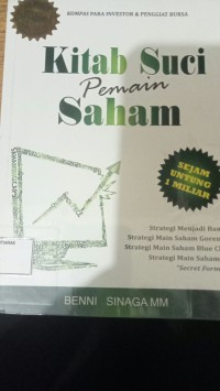 Image of Kitab suci pemain saham